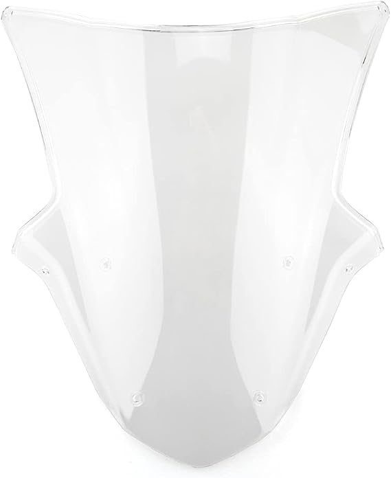 FLPRO Motorcycle Windshield Front Windscreen Fit for Kawasaki 2011-2015 ZX-10R 2012 2013 2014 ZX10R Wind Deflectors (Clear)