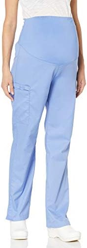 WonderWink Womens Wonderwork Maternity Pant, Ceil Blue, Small