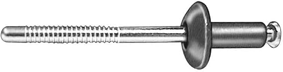 Auveco # 19414 Fits Ford Peel Type Rivet 3/16" Diameter 1/32-1/4" Grip Black. Qty 25.
