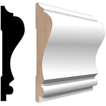 RMM M390 11/16 in.D x 2 5/8 in.W x 96in.L Primed Finger-Joined Pine Panel Rail Molding 1-pcs 8 Ft Total