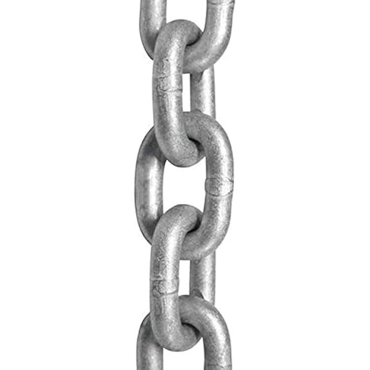 14 x 100 Ft Grade 30, Hot Dip Galvanized Steel Proof Coil Chain