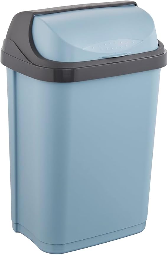 keeeper 10 Litre Roll Top Bin 25.5 x 19 x 39 cm Rasmus Nordic Blue