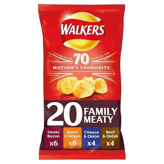 Crisps Walkers Meaty 3X20X25G