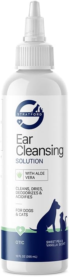 Stratford Ear Cleansing Solution - Sweet Pea Vanilla - 12oz
