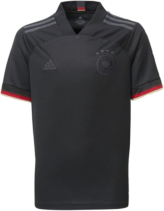 adidas 2020-21 Germany Away Youth Jersey (Large) Black