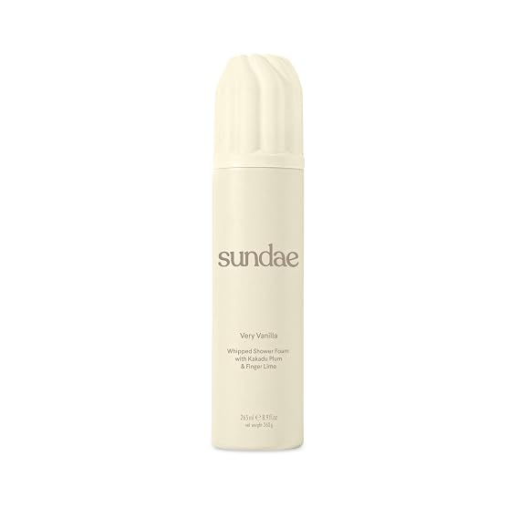 sundae Whipped Shower Foam Very Vanilla Foaming Body Wash 8.9 fl oz.