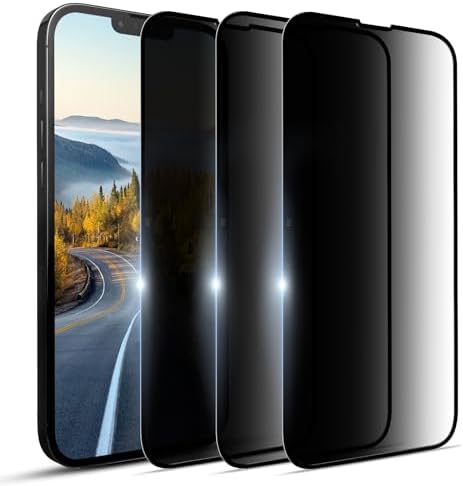 プライバシースクリーンプロテクター Infinix Zero 40 5G用 強化ガラスフィルム アンチスパイ 傷防止 光沢仕上げ 傷防止 高感度 ブラック 3枚パック
