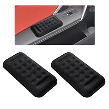 Wevdn 2 PCS Arm Rest Elbow Pads for Car, 5.1" 2.6" Vehicle Door Thigh Support Armrest Pad with Memory Foam, Non-Slip Automotive Comfortable Elbow Fatigue Relief Wrist Rest Cushion