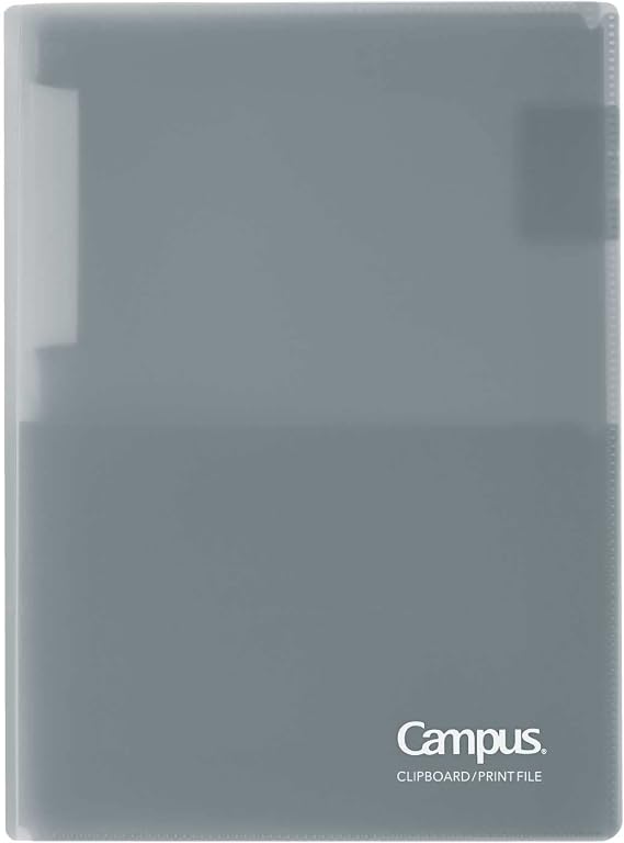 Kokuyo Campus Print File that can also be Clipboard Gray F-CEH755M