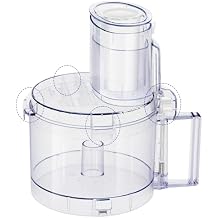 7 Cup FP-631AGTXT-1 with 4 Locking Tabs Complete Accessories Fits Cuisinart Food Processor Replacement Parts,Contain Bowl, DLC-117BGTXT1 Cover, DLC-118BGTXT1 Sleeve and DLC-120BGTX-1 Pusher, DLC-10