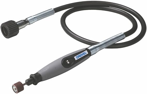 Dremel Flex Shaft Attachment with Comfort Grip and 36" Long Cable - Engraver, Polisher, and Mini Sander for Detail Metal Engraving, Wood Carving, Jewelry Polishing, Wood Engraving Tool, 225-02 | Flex Shaft Attachment | 36-In Cable | Comfort Grip | Compatible With Dremel Rotary Tools | Carving | Polishing | And Sanding