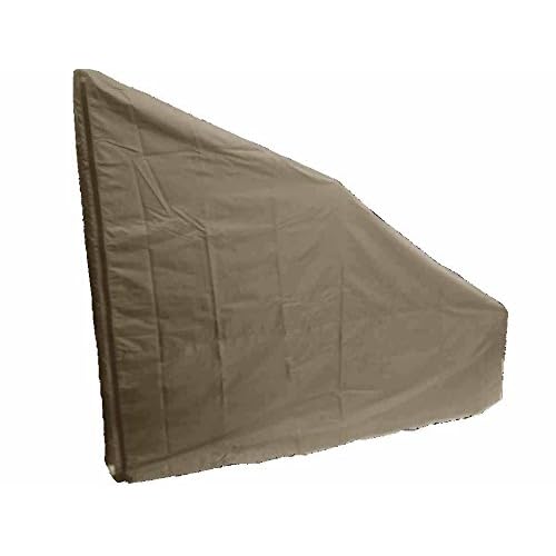 Protective Cover for Rear Drive Elliptical Machines. Heavy Duty UVWater Resistant Cover Tan, Large