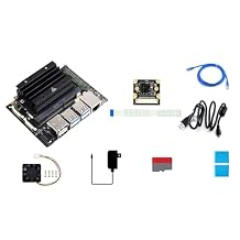 Waveshare Jetson Nano Development Kit, Alternative Solution of B01 Kit B Includes Jetson-IO-Base-A, Nano Module, and Other Accessories (8 Items)