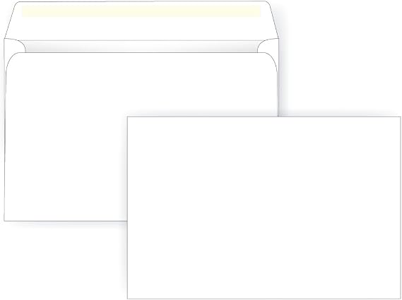 6 1/2 x 9 1/2 Booklet Envelope - 24# White - Open Side (6.5 x 9.5) - Large Envelope Series (Box of 1000)