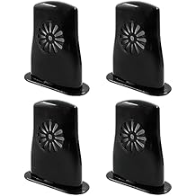 Bonsicoky 4 Pcs Acoustic Guitar Humidifier, Black Guitar Humidifier Instrument Humidifier for Prevent Cracking
