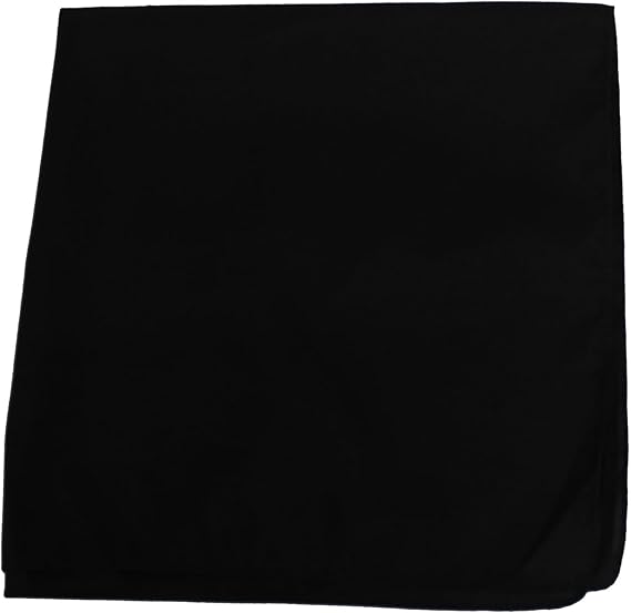 Mechaly Solid Colors 100% Cotton Bandana - 3 Pack