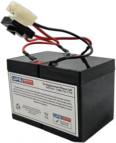 UPSBatteryCenter (2) 12V 5Ah Replacement Battery Pack W25143490003 Compatible with Razor Crazy Cart V5+ and DLX V1+
