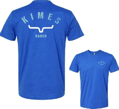 Kimes Ranch WSL Kimes Mens Marine Blue Cut Through Tee Blue XL