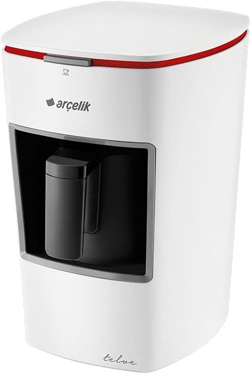 Arçelik K-3300 Beyaz Mini Telve Türk Kahve Makinesi - beyaz
