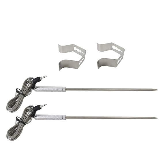 2024 Version 2X Meat Probe Replacement for Thermopro TP04, TP06, TP06S, TP07, TP-07S, TP08, TP-08S, TP09, TP09B, TP-10, TP16, TP17, TP20, TP20S, TP25, TP27, TP28, TP829, TP930 NEW