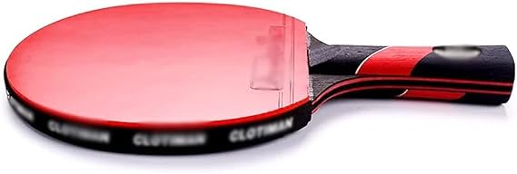 Carbon bat Table Tennis Racket with Rubber Pingpong Paddle Short Handle Rackt Long