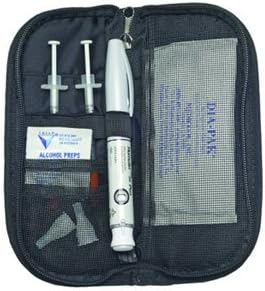Medicool Dia-Pak Daymate Compact Diabetic Organizer Insulin Cooling Travel Case Water Resistant with Small Gel Pack | DP DAYM/BL