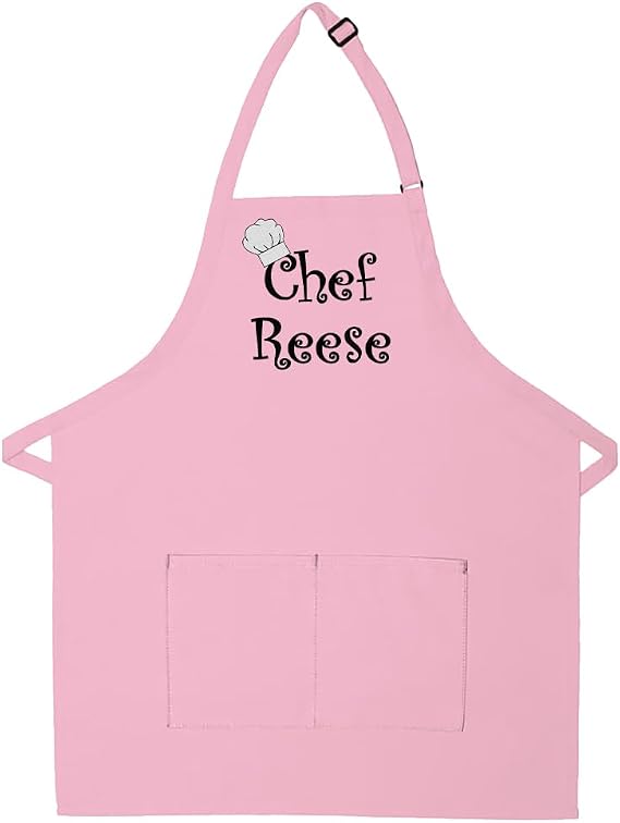 Made in the USA Personalized Embroidered Premium Adult Apron for Men Women Fathers Mothers Day Kitchen BBQ Grilling Gift
