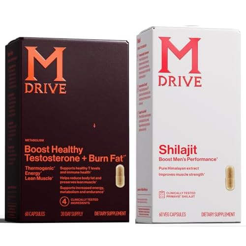 Mdrive Boost & Burn  Shilajit Capsules, 30 Day Supply