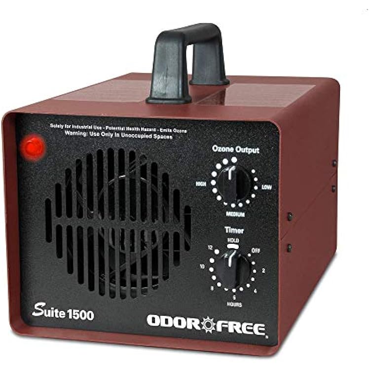 OdorFree Suite 1500 Ozone Machine Odor Removal for Eliminating Smells from Small Apartments, Hotels, Vehicles and Boats - Ozone Generator