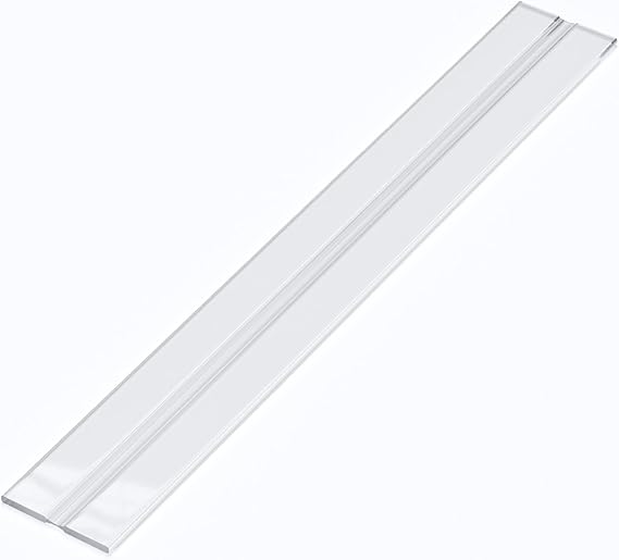 3x Clear 300mm (11 13/16 in) Low Profile Flexible Living Hinges