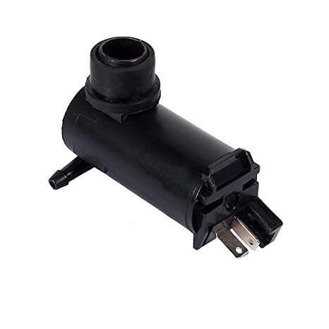 Window Washer Pump, Black Windshield Windscreen Washer Pump Fits for