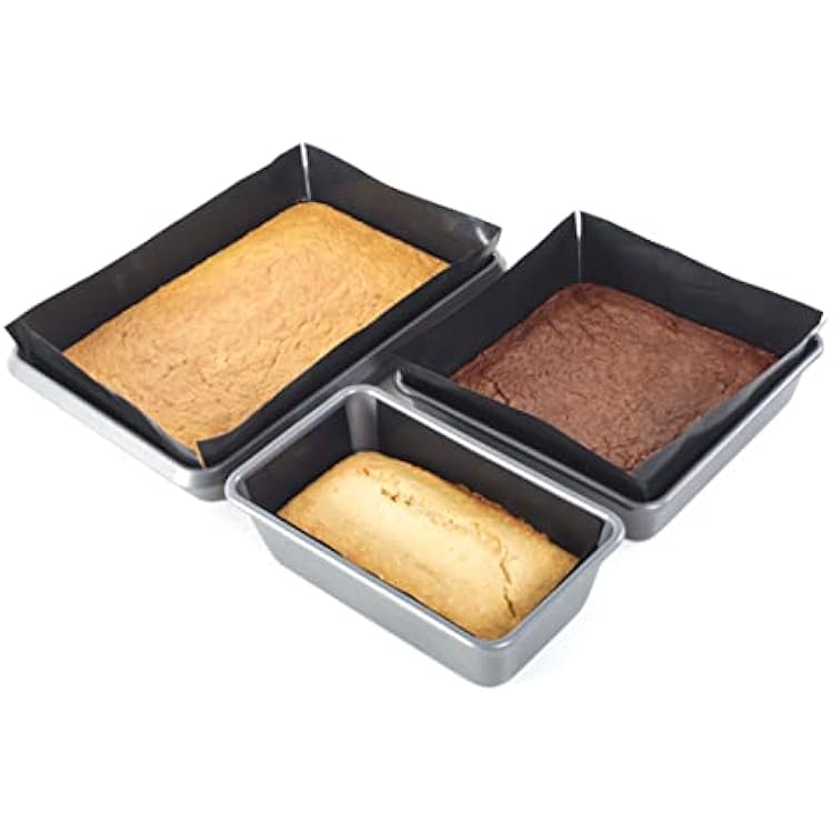 Baking Pan Liners Set of 3 Nonstick Reusable Baking Liners