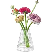 LSA Glass/Steel Flower Base Object 4.9 inches (10 cm) Tall Beacon Candle Holder/Vase LBE01 Small Vase