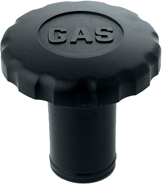 Perko 1613DP0BLK Polymer Gas Fill with O-Ring and Cap Retainer for 1.5" Hose - Black
