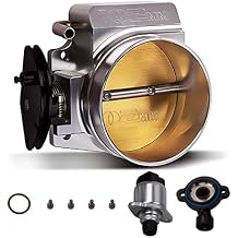 maXpeedingrods 102mm Throttle Body Assembly with TPS IAC Throttle Position Sensor for Chevy LSX LS LS1 LS2 LS7 Silver