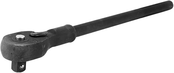 Fydun Ratchet Socket Wrench Heavy Duty Drive Ratchet Head Reversible Quick Socket Wrench Medium Lengthened Auto Repair Tool(3/4 inch)