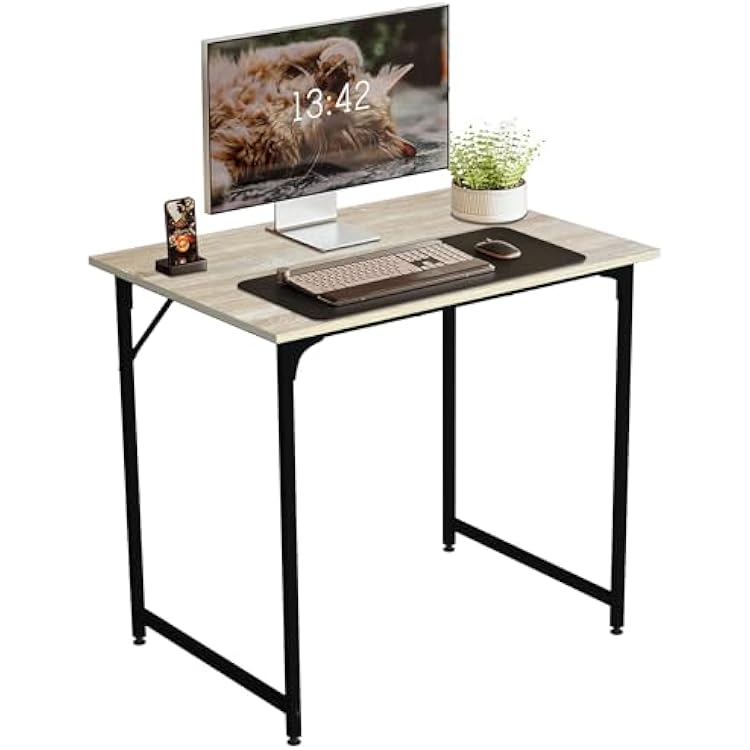 32 Inch Computer Desk,Home Office Pc Desk With Metal Frame,Table Writing Workstation For Home Office,Gaming Desk Modern Style Computer Desk For Small Space,Wood Computer Desks,Small PC Gaming Table