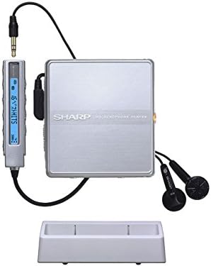 Sharp MD-ST600-S Silver Type Portable MD Player, Supports MDLP MD Player, MD Walkman