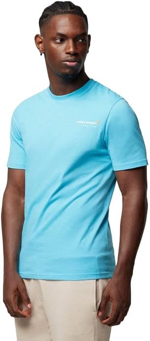 McLaren F1 Men's Dynamic T-Shirt - Cloud Blue/Aquarius/Papaya