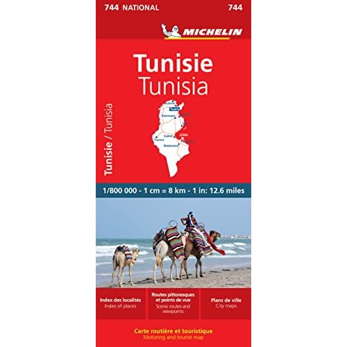 Michelin Map Africa Tunisia 744 MapsCountry Michelin Map Folded Map, October 15, 2021