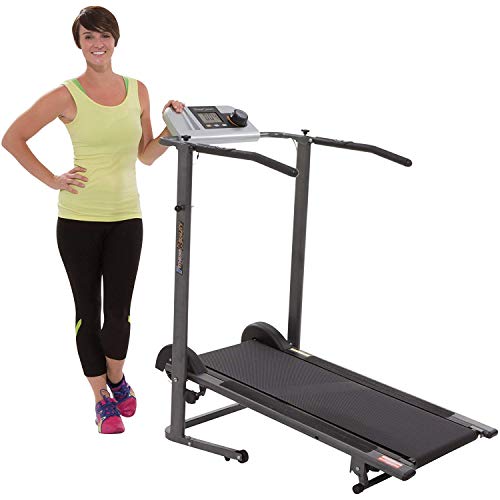 Fitness Reality TR3000 Maximum Weight Capacity Manual Treadmill with Pacer Control & Heart Rate System