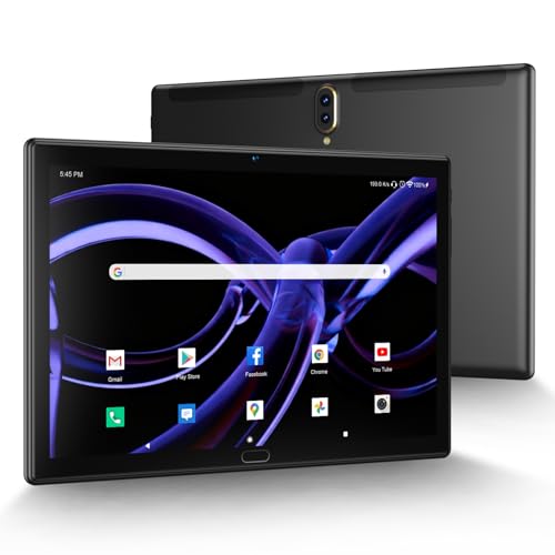 ANTEMPER Tablet 10.1 Inch-Android Tablet 64GB ROM 1TB Expandion BT5.0 WiFi 18MP Dual Camera Octa-core SC9863A 1200  800IPS 6000mAh Stereoscopic Dual Speakers GPS Black