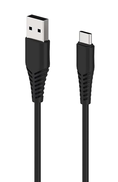 2GO USB Charging Cable 100 cm for USB Type-C Black