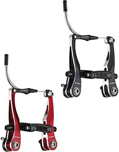 TRP CX9 Mini Front and Rear V-Brake Set, Red