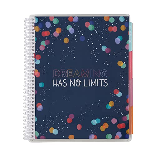 Erin Condren 7 x 9 2nd Edition Kids Planner & Activity Book - Dreaming Has No Limits. 12 - Month Undated Planner