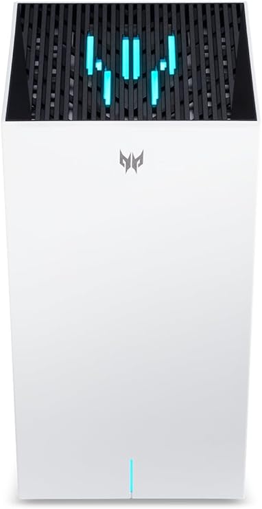 Predator Connect T7 Wi-Fi 7 BE11000 Mesh Gaming Router | Intel Killer Prioritization Engine | Up to 3000 Sq. Ft. | Up to 200 Devices | 2.5Gbps WAN & 2 x 1Gbps LAN | Lifetime Internet Security