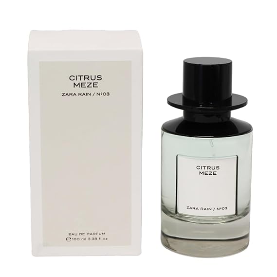 Zara Citrus Meze Perfume for Women Bergamot Grapefruit Neroli & Orange Blossom Fresh Citrus Aromatic Fragrance by Jo Malone CBE Eau de Parfum EDP 100ml (3.4 fl.oz)