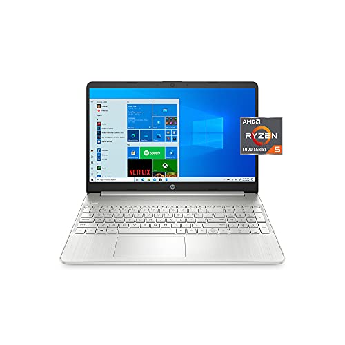 HP 2024 15-EF200 15.6 FHD IPS Laptop 6-Core AMD Ryzen 5 5500U AMD Radeon Graphics 16GB DDR4 512GB NVMe SSD USB-C WiFi AC BT Webcam HDMI1.4 Windows 10 Pro wRE USB