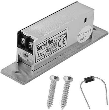 12V Adjustable Narrow-Type Electric Strike Door Lock Double Unlock Mode Access Control Lock Intelligent Cathode Lock Safety Intelligent Lock NO Fail Security