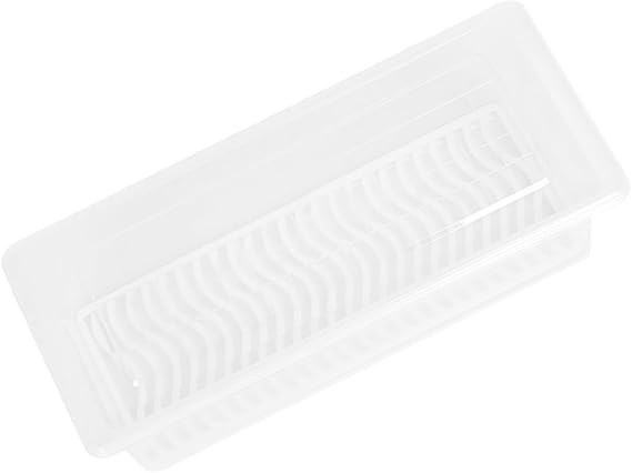 Food Storage Container with Removable Drain Plate Lid Plastic Refrigerator Storage Box for Fruits Vegetables Snacks and Meat for Organized Freezer